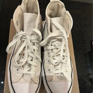 Converse High-Top Sneakers in White
